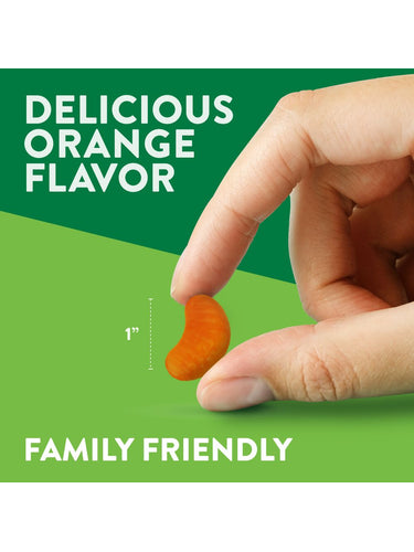 Gommose alla vitamina C di Nature's Truth | Confezione da 50 | con vitamina E | Gusto arancia | Integratore vegano, non OGM e senza glutine