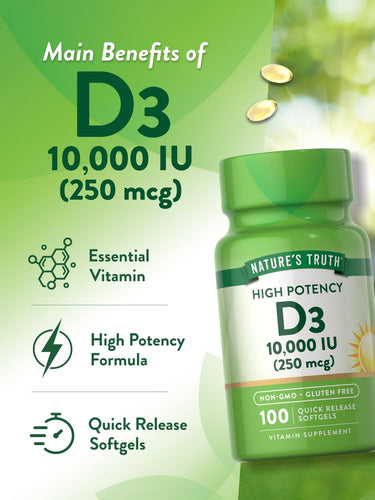 Vitamin D3 10,000 IU (250 mg)
