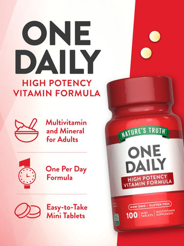 One Daily Women's and Men's Essential Multivitamin