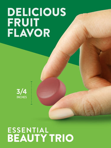 Hair Skin and Nails with 2500 mcg of Biotin