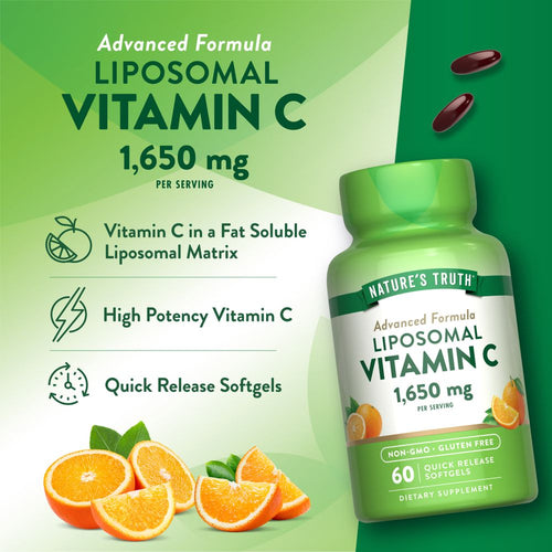 vitamin c lipid soluble Purely Optimal Premium Liposomal Supplement - High Absorption, Fat Ascorbic Acid Vitamin C 1000mg for Immune Support Liposomal Vitamin C 1650 mg