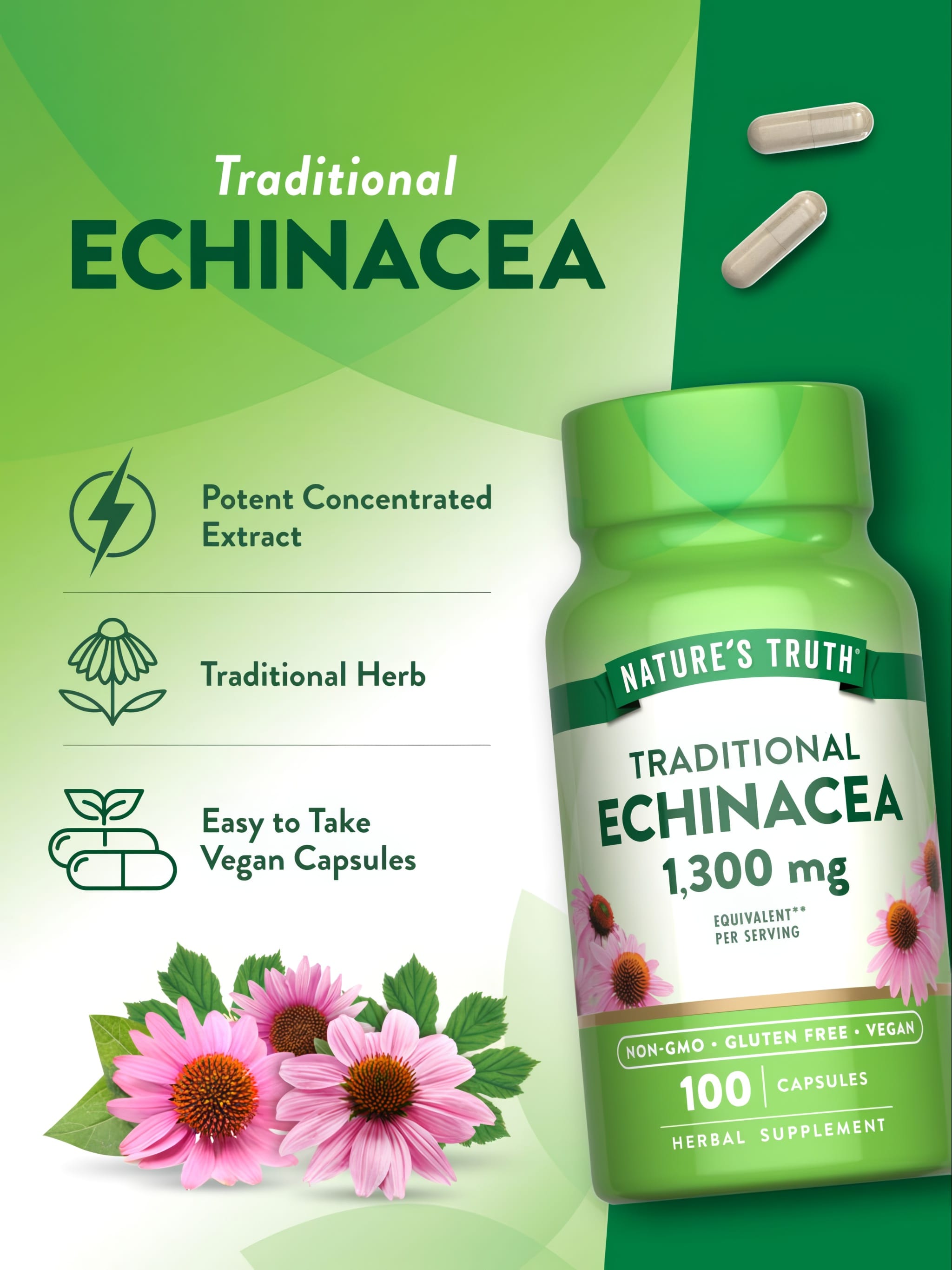 Echinacea Extract | 100 Count