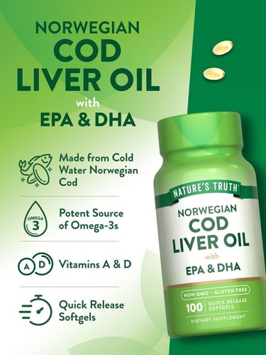 Norwegian Cod Liver Oil with EPA, DHA