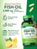 Fish Oil 2400 mg | Lemon Flavor