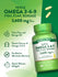 Triple Omega 3-6-9 3600 mg con Pescado, Lino, Borraja