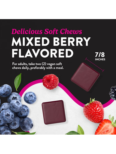 Beet Root Chews | 60 Vegan Soft Chews
