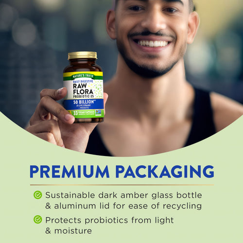 Raw Flora Daily Digestive Probiotic 50 Billion