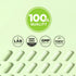 Infographic showing 100% quality, lab tested, non-GMO verified, GMP quality, finest ingredients.