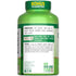 NT Calcium +D3 Softgels bottle, back view showing 'BONUS 20% MORE FREE' and directions for two (2) quick release softgels daily.