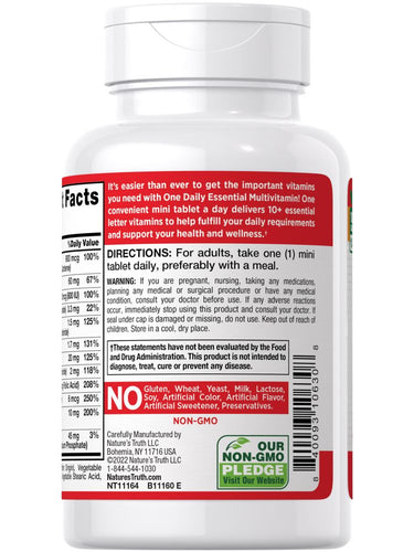 Ein-Tages essentielle Multivitamine für Frauen und Männer