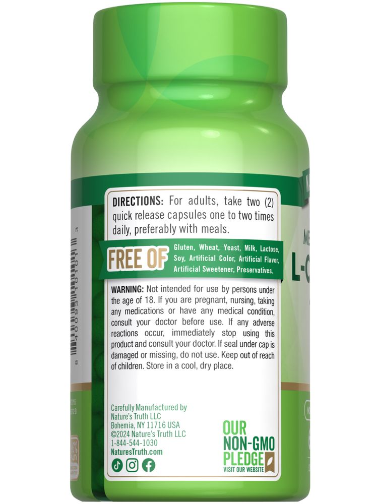 L-CARNITINE 180錠×28個 Amazon.com: Now Foods L-Carnitine 500 mg 180 Capsules : Health