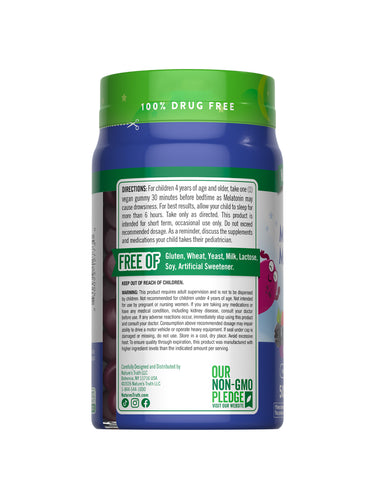 Kids Melatonin & Magnesium Gummies | Mixed Berry Flavor