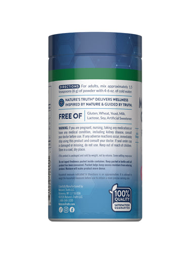 Magnesium Glycinate Drink Mix | Raspberry Lemon Flavor