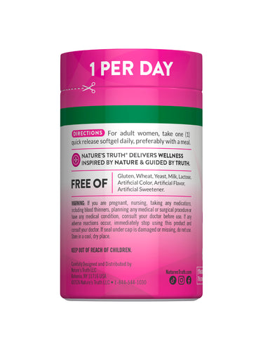 NT Prenatal DHA 60 Softgels bottle, free of gluten, wheat, milk, lactose, and artificial color, flavor, or sweetener.