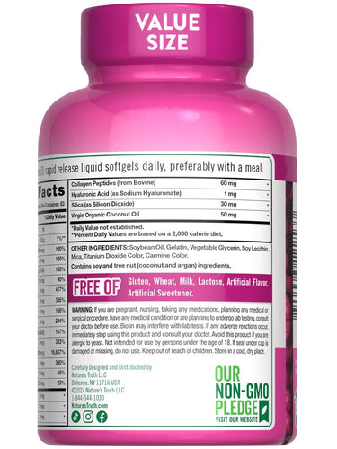 Vitamines pour Cheveux, Peau et Ongles | 5000mcg