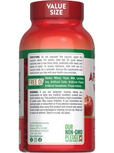 Apple Cider Vinegar 1200 mg