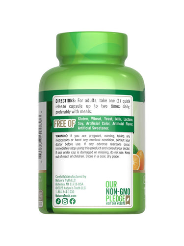 Vitamina C 1000 mg com Bioflavonoides e Rosa Mosqueta