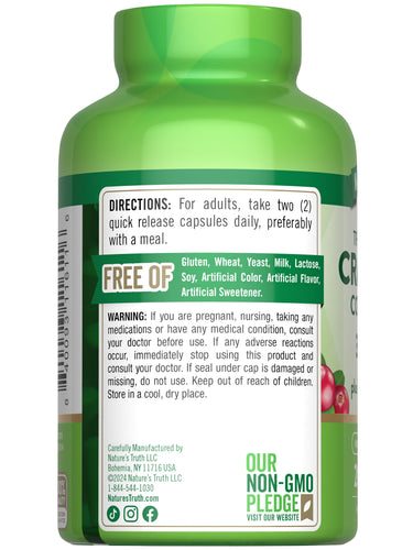 Cranberry Concentrate Pills | plus Vitamin C