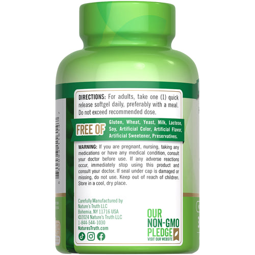 Vitamin D3 High Potency 300 Softgels, Non-GMO supplement bottle.