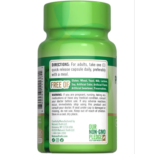 View 7 Hand holding bulk scale showing 275 mg Potassium Citrate capsules.