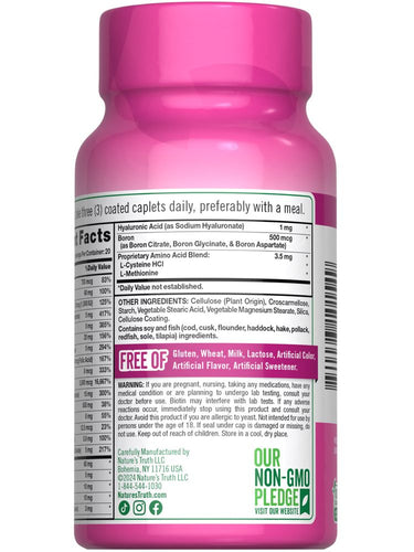 Hair Skin and Nails Vitamins with Biotin, Collagen