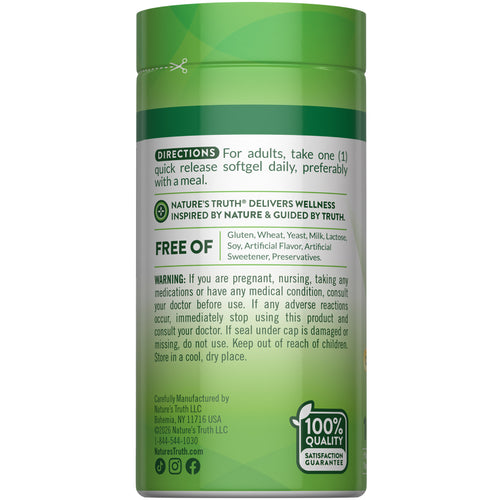 D3 + B12 bottle with icons indicating Gluten & Wheat Free, Yeast Free, Milk & Lactose Free, Soy Free, No Artificial Additives.