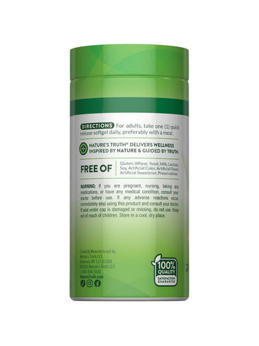 NT D3 1000 IU (25 mcg) 250 Softgels bottle with 'FREE OF' ingredients and '100% QUALITY' satisfaction guarantee badge.