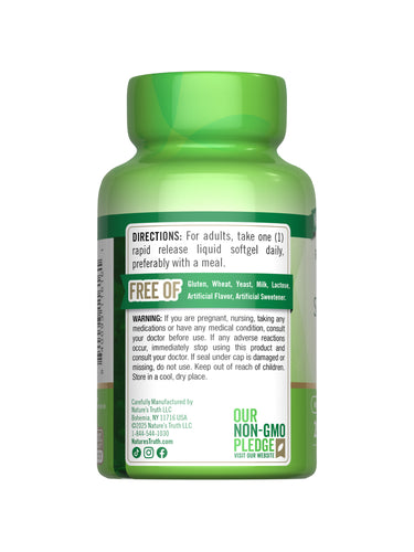 Zinc 50mg Supplement | with Vitamin C