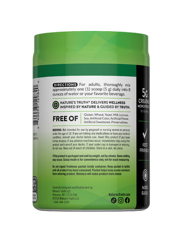 Micronized Creatine Powder | 10.6 Oz Supplement