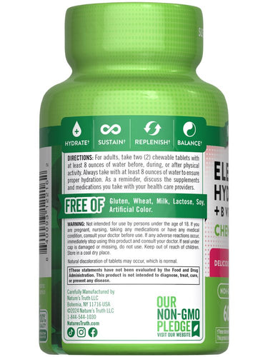 Electrolyte Hydration Chewable Tablets