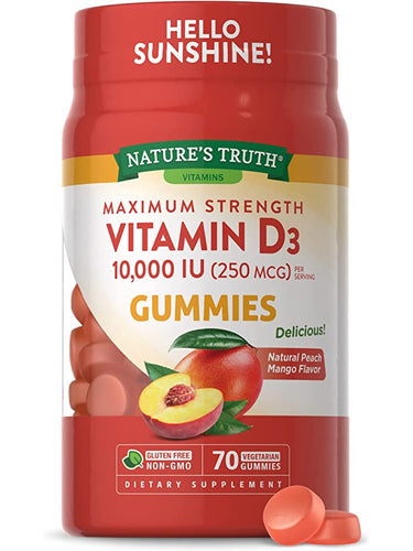 Vitamin D3 10,000 IU (250 mcg) | Max Strength