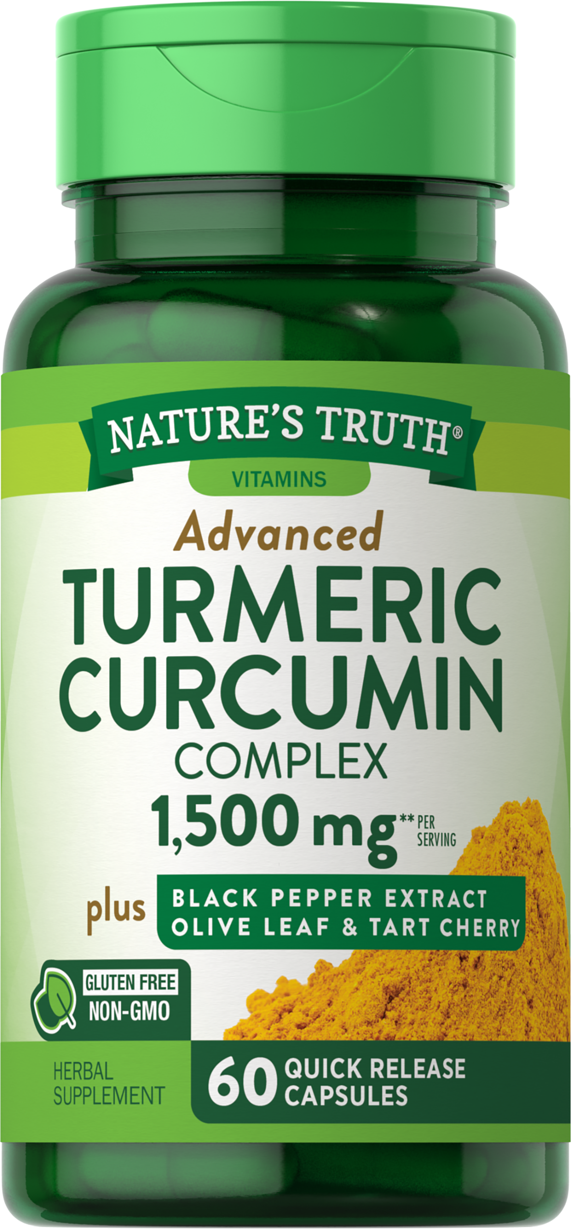 Turmeric Curcumin 1500 mg Complex with Black Pepper