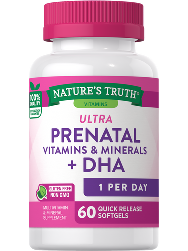 Prenatal Vitamins & Minerals with DHA, Folic Acid