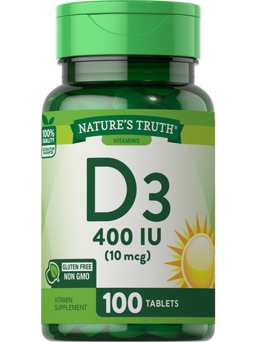 Vitamin D3 400 IU (10 mcg)