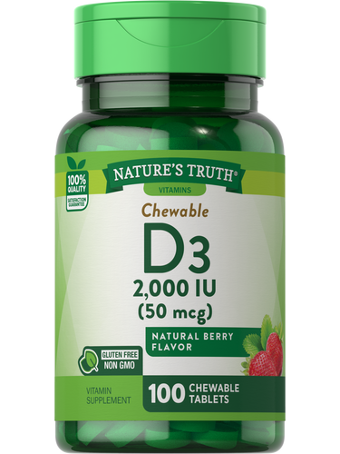 Vitamin D3 2000 IU (50 mcg) Chewables