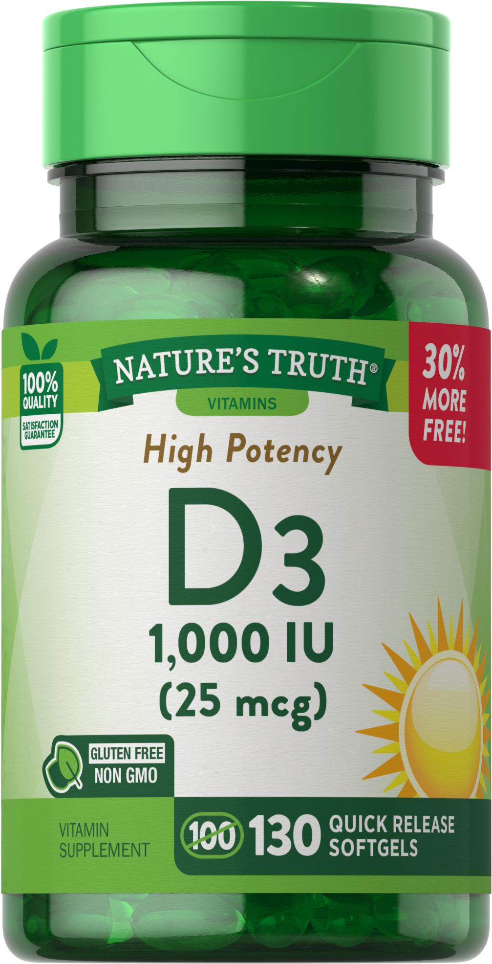 Vitamin D3 1000 IU (25 mcg)