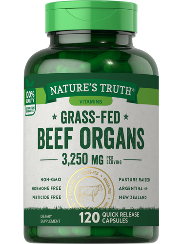 Grass Fed Beef Organs Complex 3250 mg