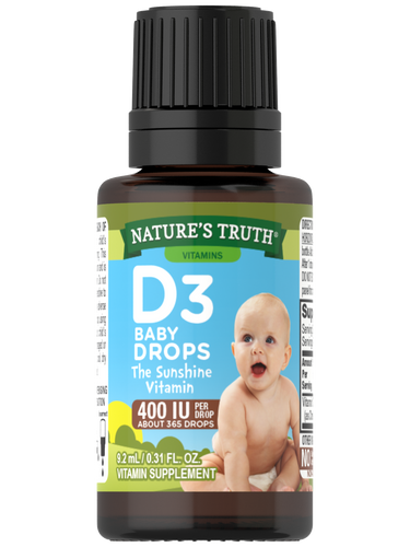 Vitamin D3 Baby Liquid Drops 400 IU (10 mcg)