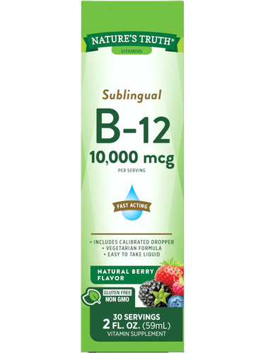 Vitamin B-12 Sublingual 10,000 mcg Liquid