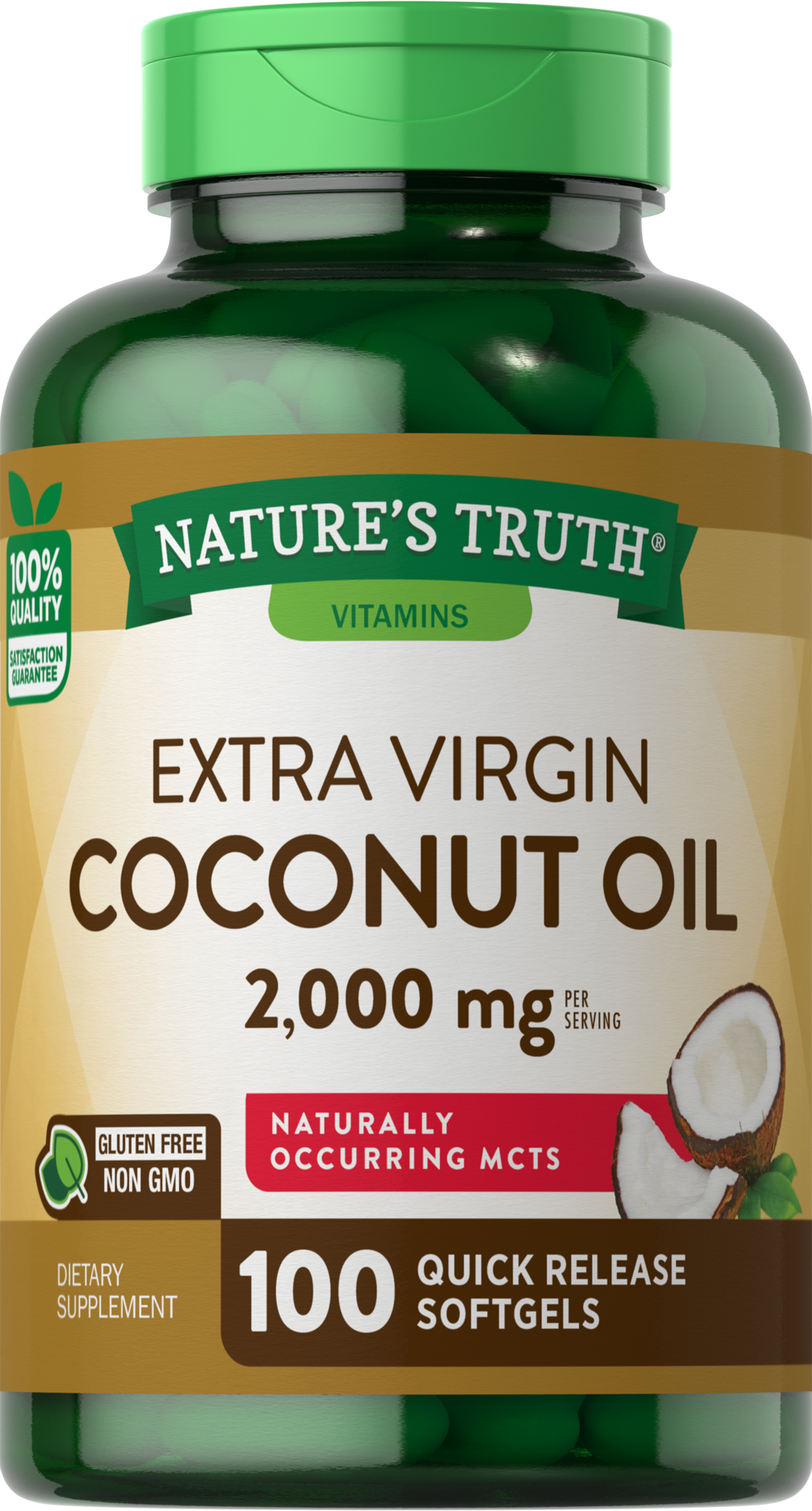 Extra Virgin Coconut Oil 2000 mg