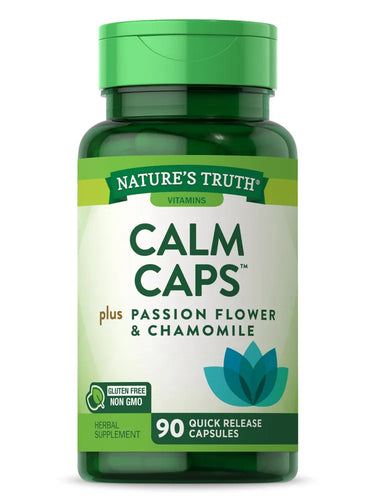 Calm Caps with Passion Flower & Chamomile