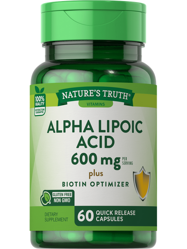 Alpha Lipoic Acid 600 mg with Biotin