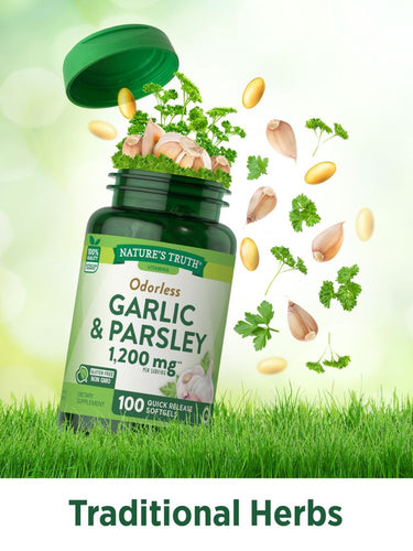 Odorless Garlic and Parsley 1200 mg