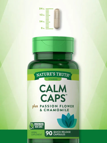 Calm Caps with Passion Flower & Chamomile