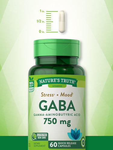 GABA 750 mg (Gamma Aminobutyric Acid)